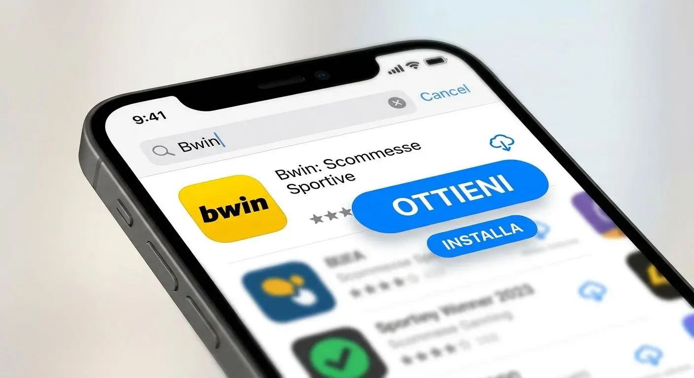 Ricerca e installazione dell’app Bwin su iPhone tramite App Store