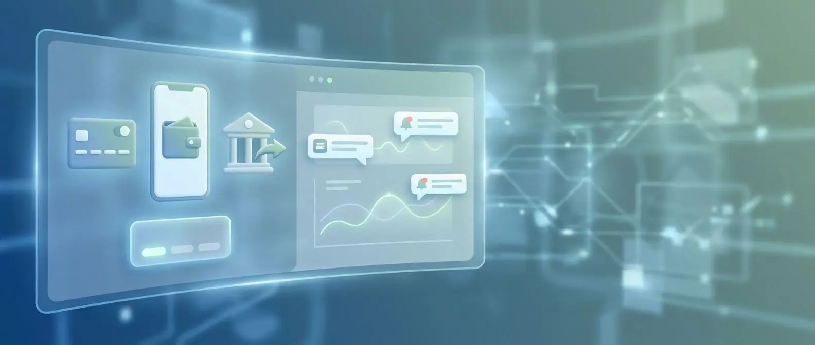 Interfaccia cassa online con icone di carte, e-wallet e bonifico per prelievi